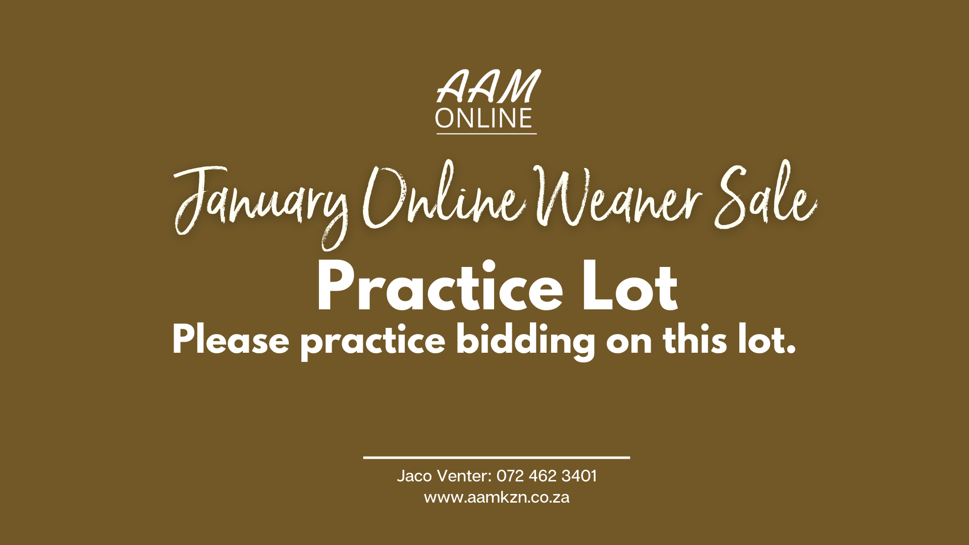 AAM Online Auction Portal